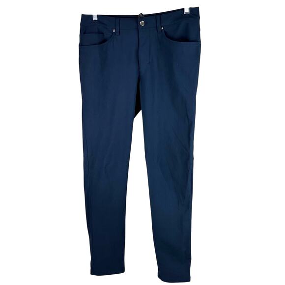 Lululemon ABC Pant Slim Warpstreme Navy Blue Men's Size 32 x 31 EUC - Picture 1 of 8